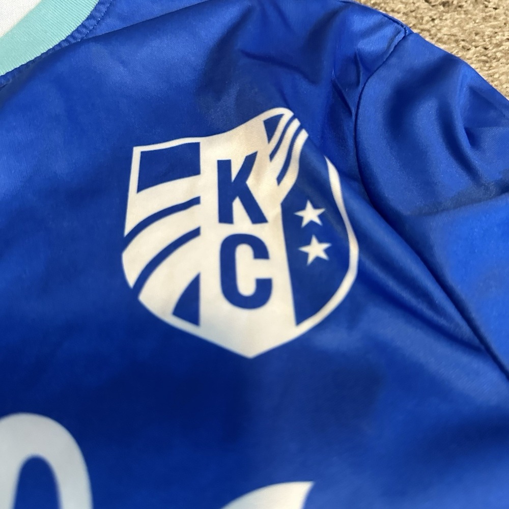 Kansas City Royals KC Current Women's Soccer Jersey SGA Meduim Blue - Picture 3 of 4